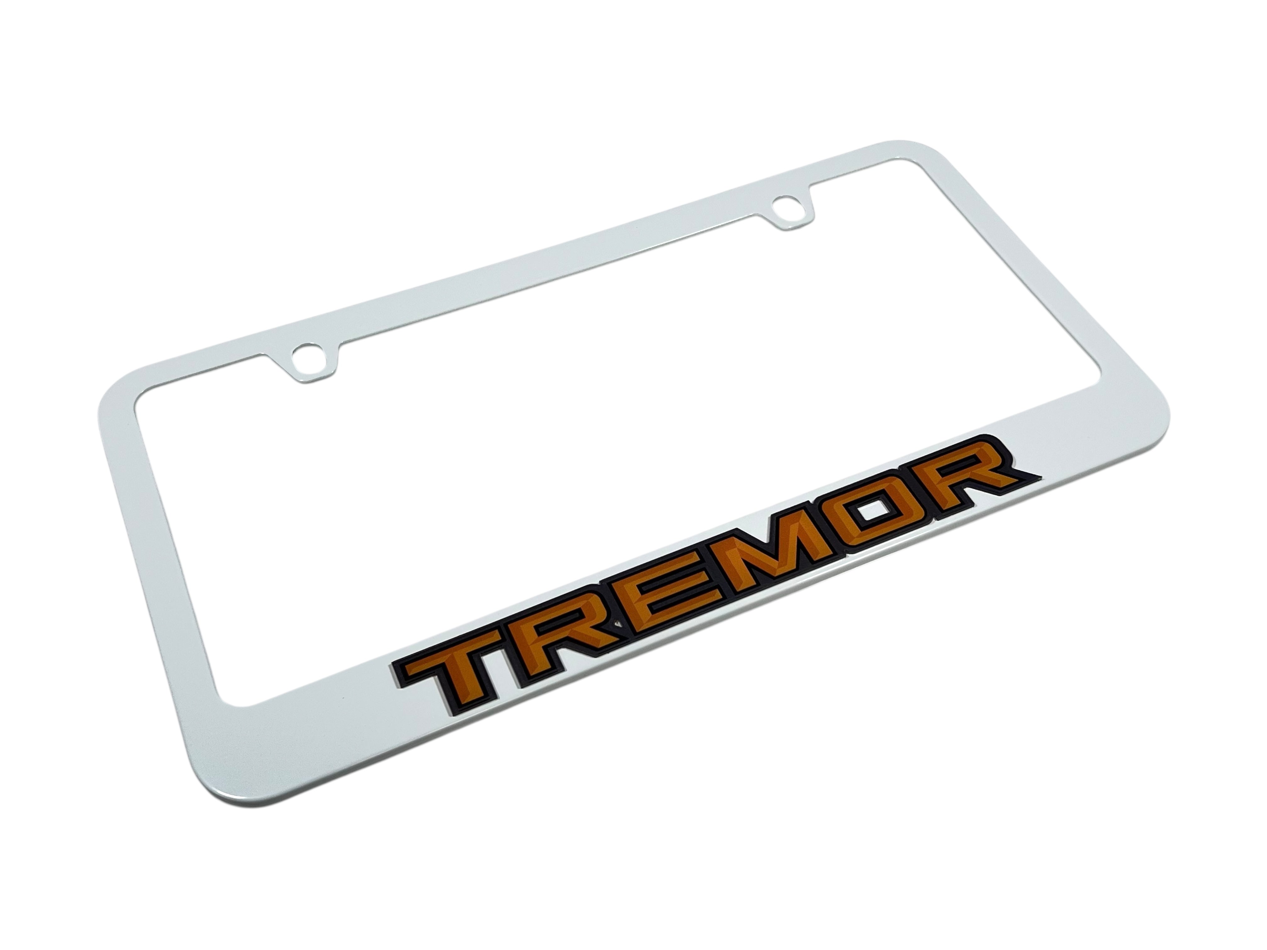 Ford Tremor White License Plate Frame