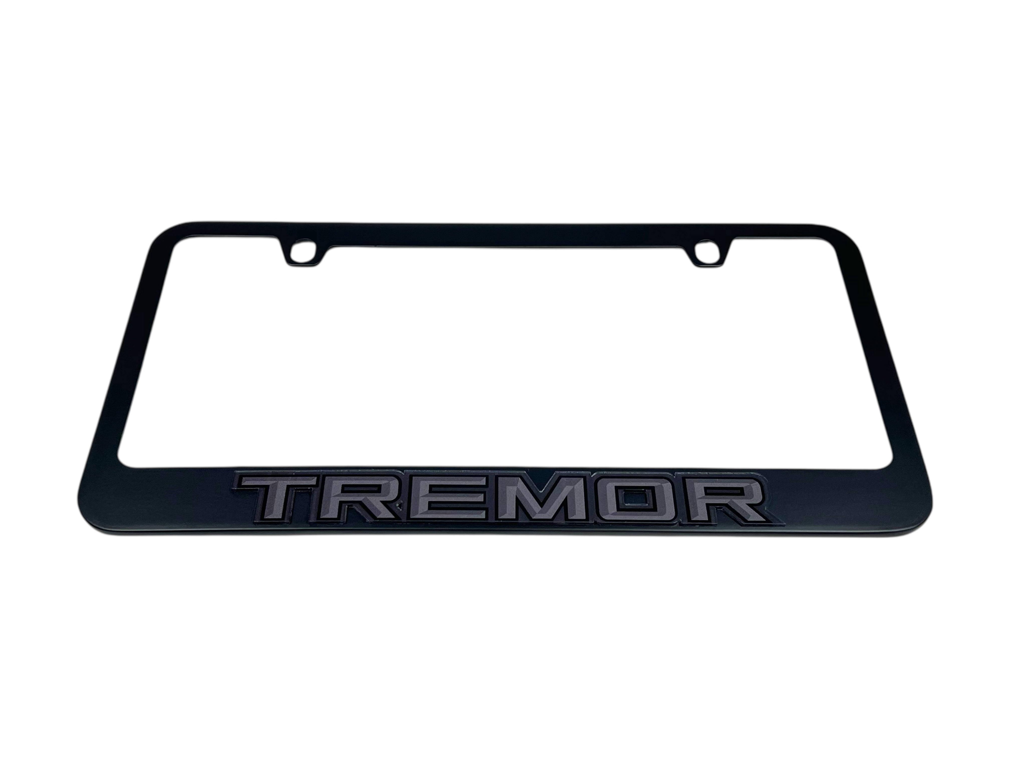 Ford Tremor Blacked Out Black License Plate Frame
