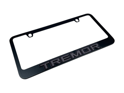 Ford Tremor Blacked Out Black License Plate Frame