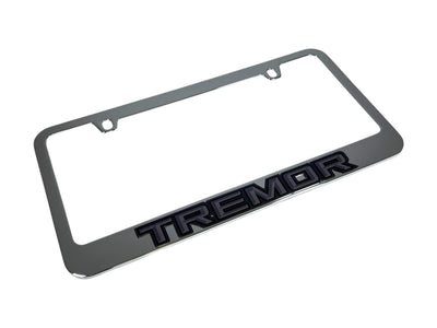 Ford Tremor Blacked Out Chrome License Plate Frame
