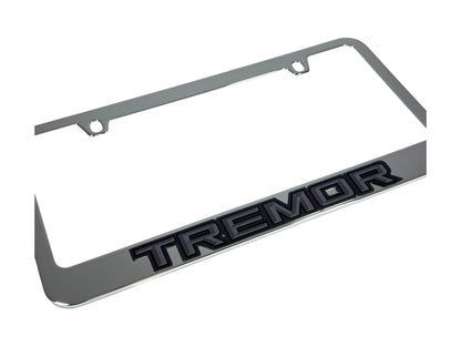 Ford Tremor Blacked Out Chrome License Plate Frame