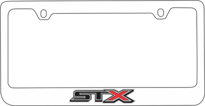 Ford F-150 STX White License Plate Frame