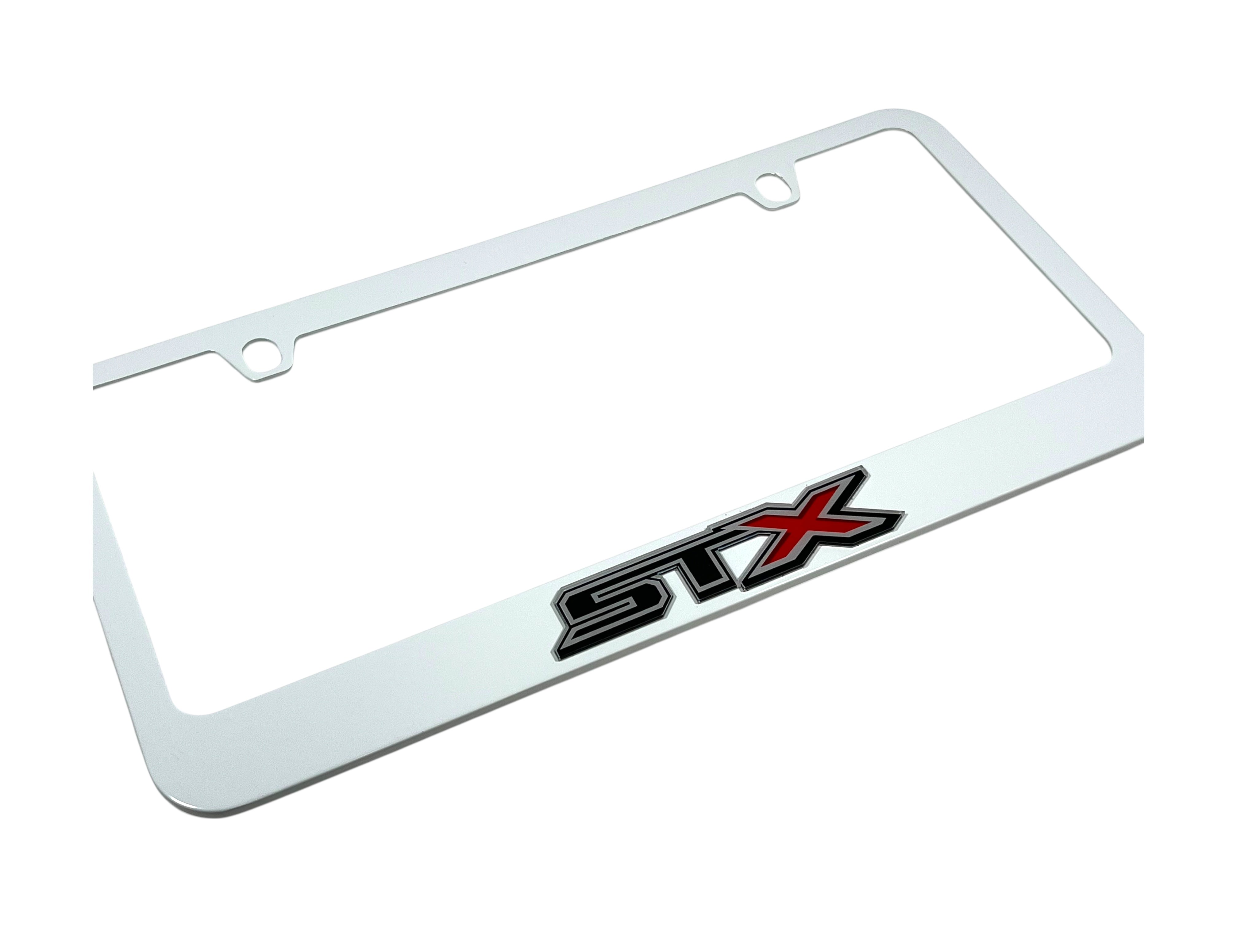 Ford F-150 STX White License Plate Frame