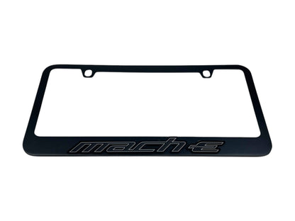 Ford Mustang Mach-E Blacked Out License Plate Frame