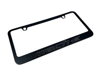 Ford Mustang Mach-E Blacked Out License Plate Frame