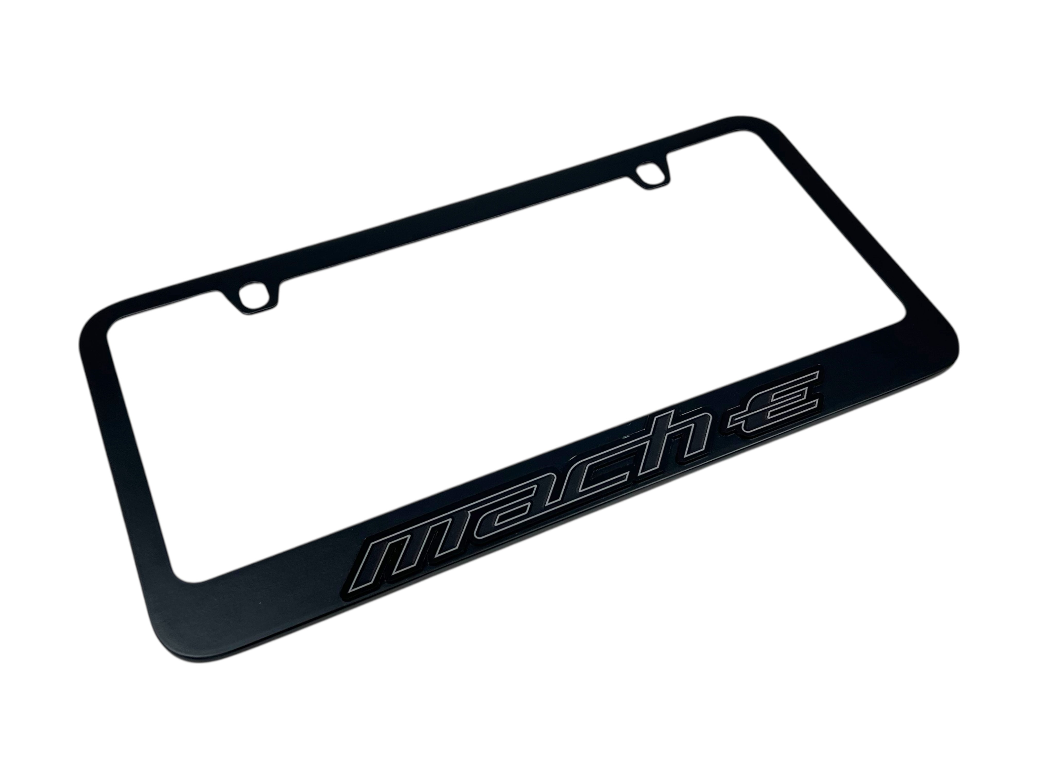 Ford Mustang Mach-E Blacked Out License Plate Frame