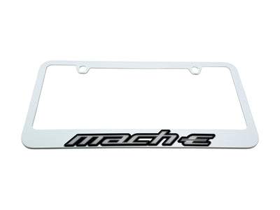 Ford Mustang Mach-E White License Plate Frame