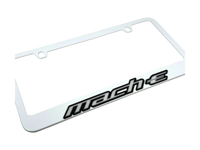 Ford Mustang Mach-E White License Plate Frame