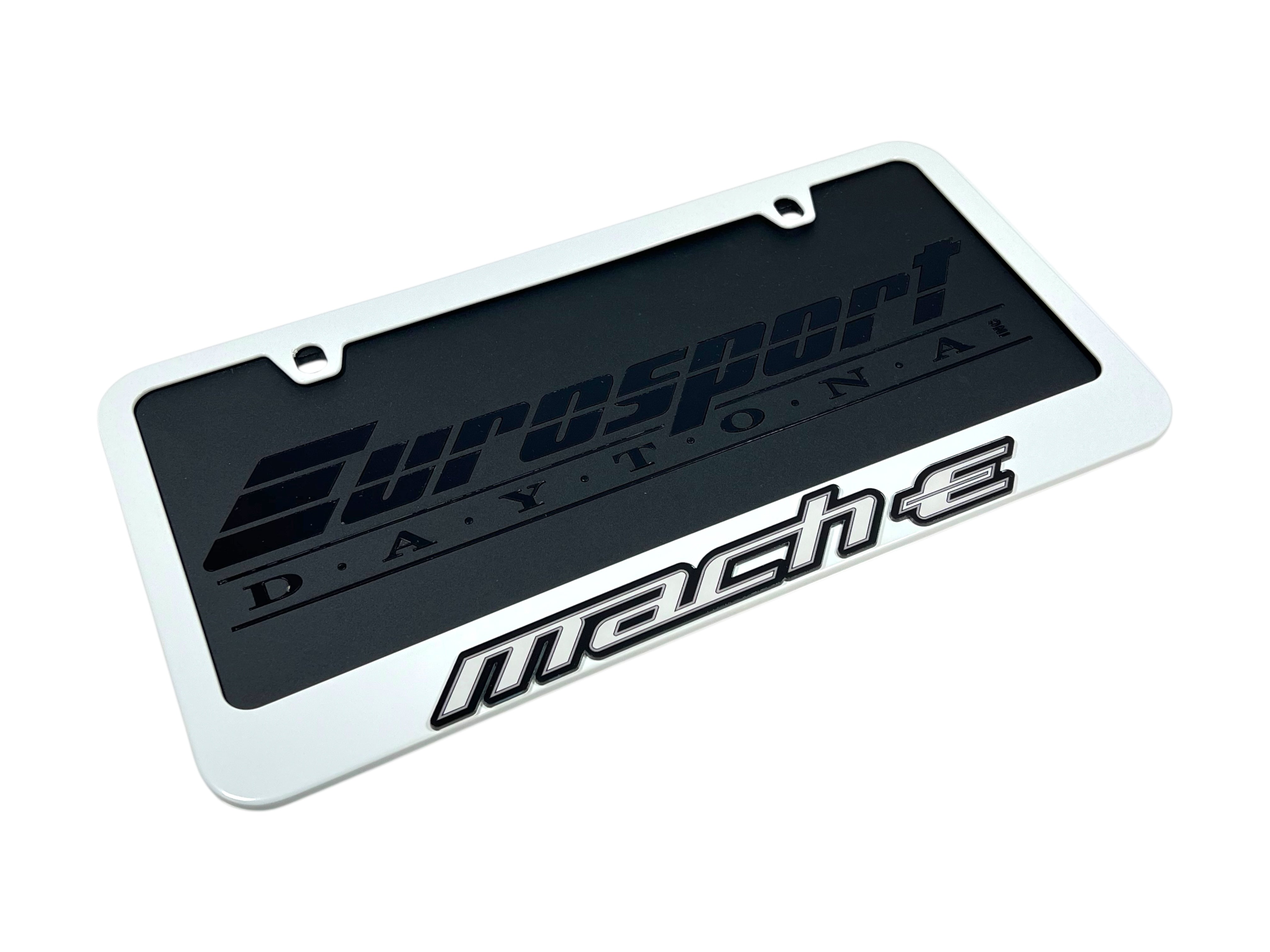 Ford Mustang Mach-E White License Plate Frame
