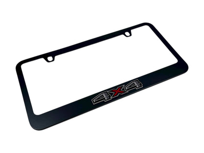 Ford 4X4 Black License Plate Frame