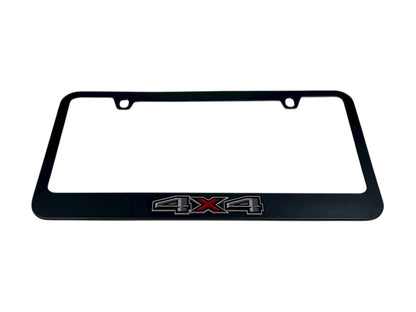 Ford 4X4 Black License Plate Frame