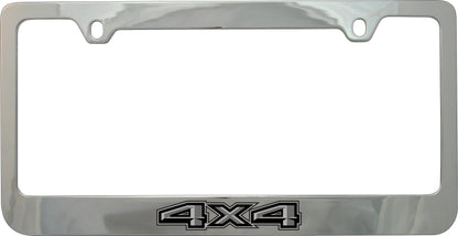 Ford 4X4 Blacked Out Chrome License Plate Frame