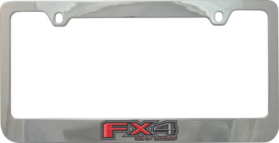 Ford FX4 Chrome License Plate Frame