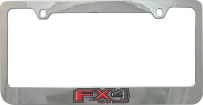Ford FX4 Chrome License Plate Frame