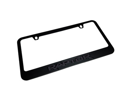 Ford Raptor Black License Plate Frame