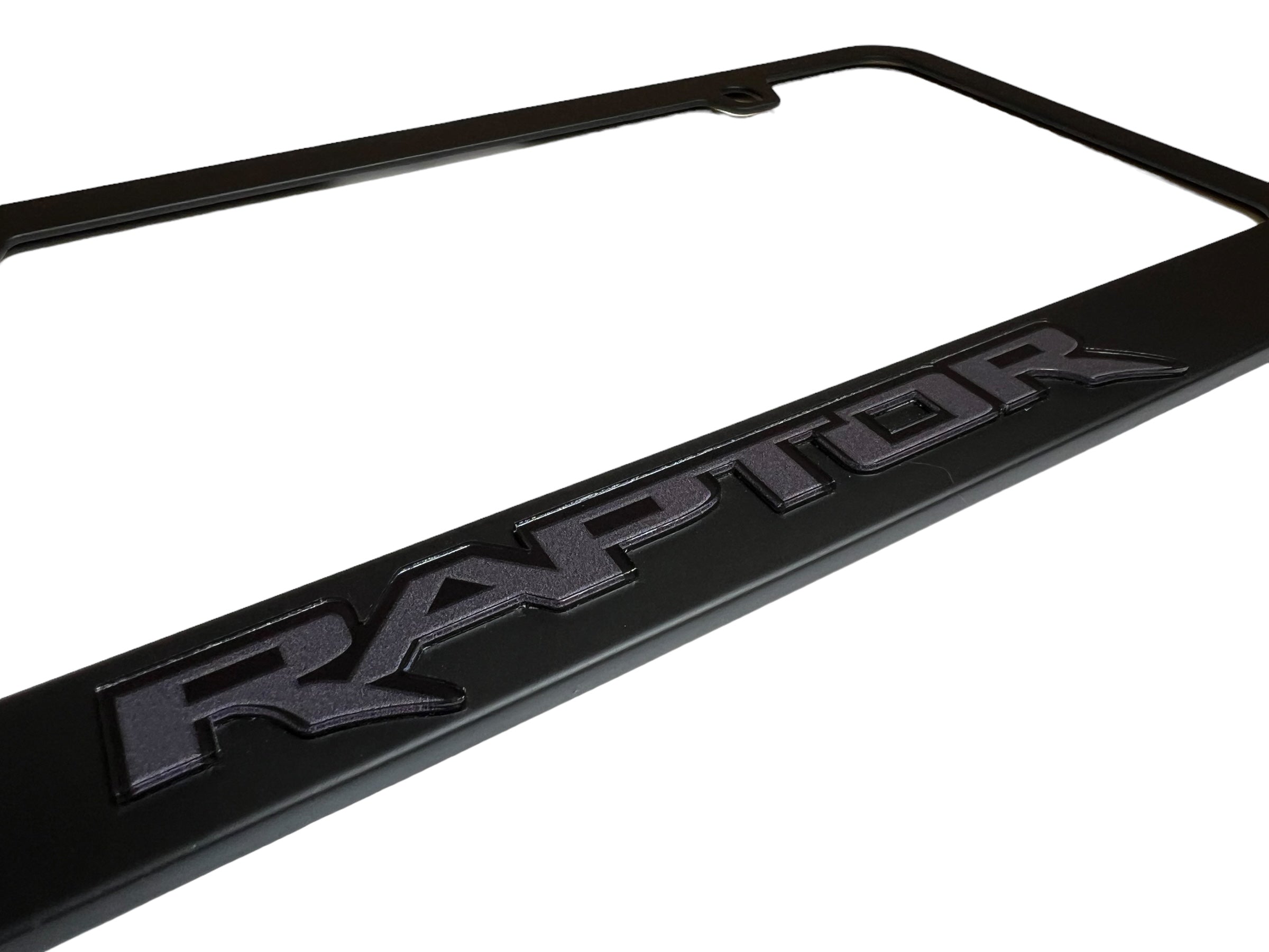 Ford Raptor Black License Plate Frame