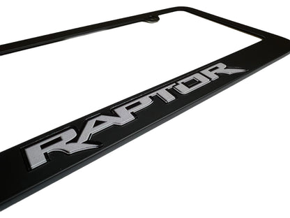 Ford Raptor Black License Plate Frame