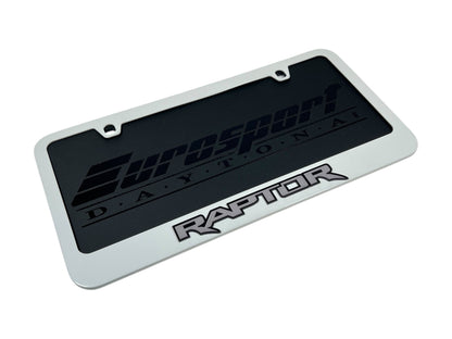 Ford Raptor White License Plate Frame
