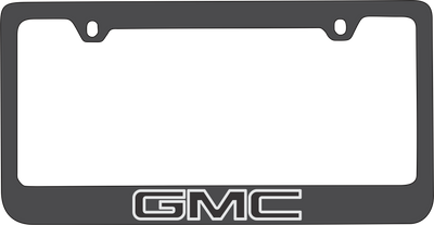 GMC Black License Plate Frame