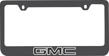 GMC Black License Plate Frame