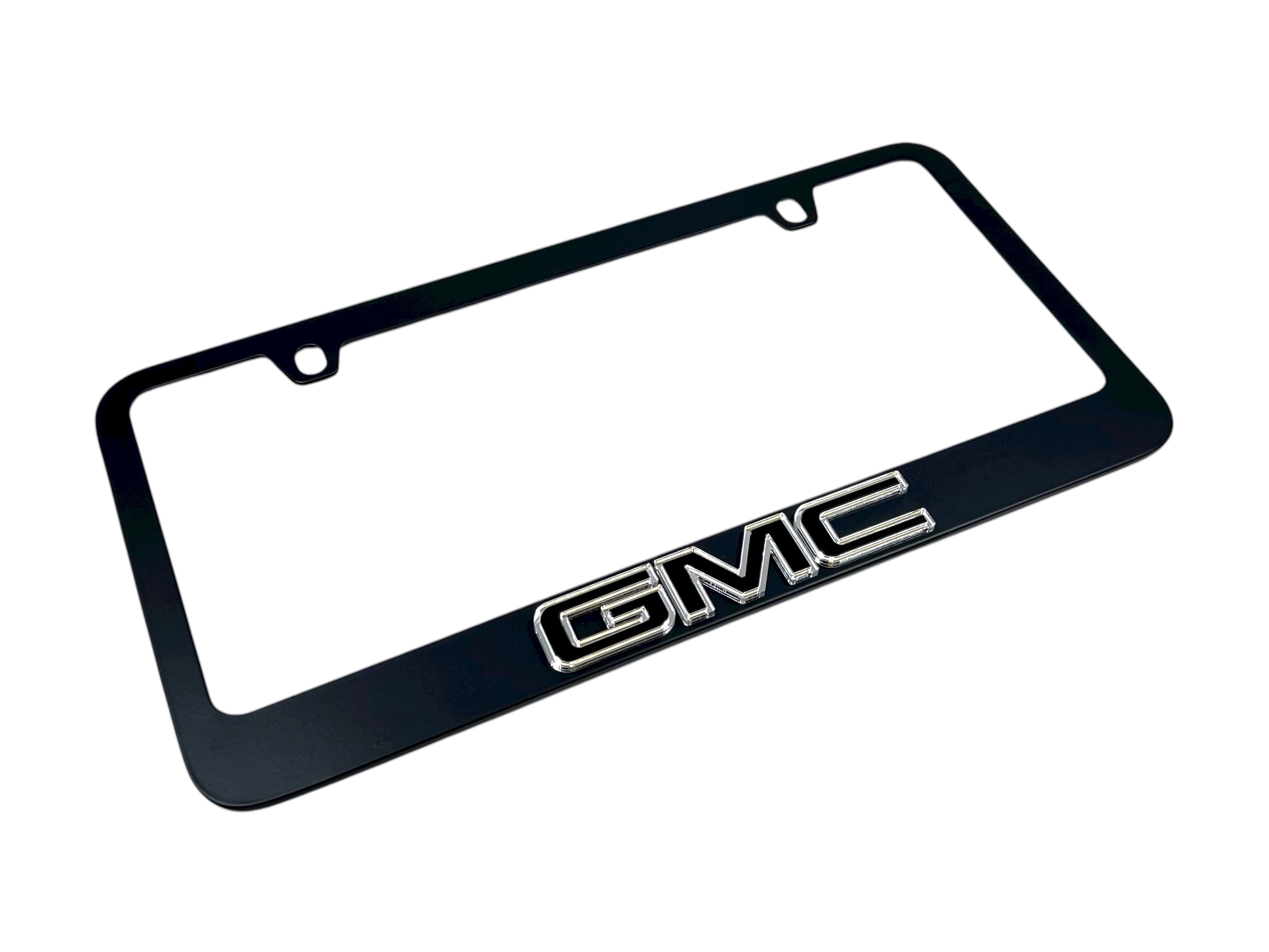GMC Black License Plate Frame