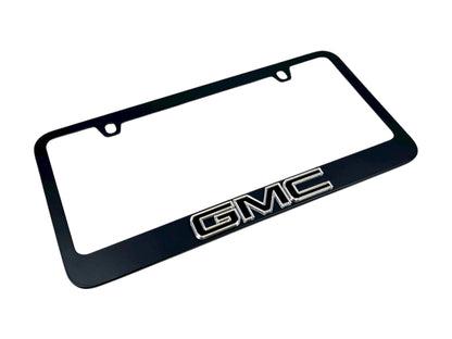GMC Black License Plate Frame