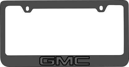 GMC Black License Plate Frame