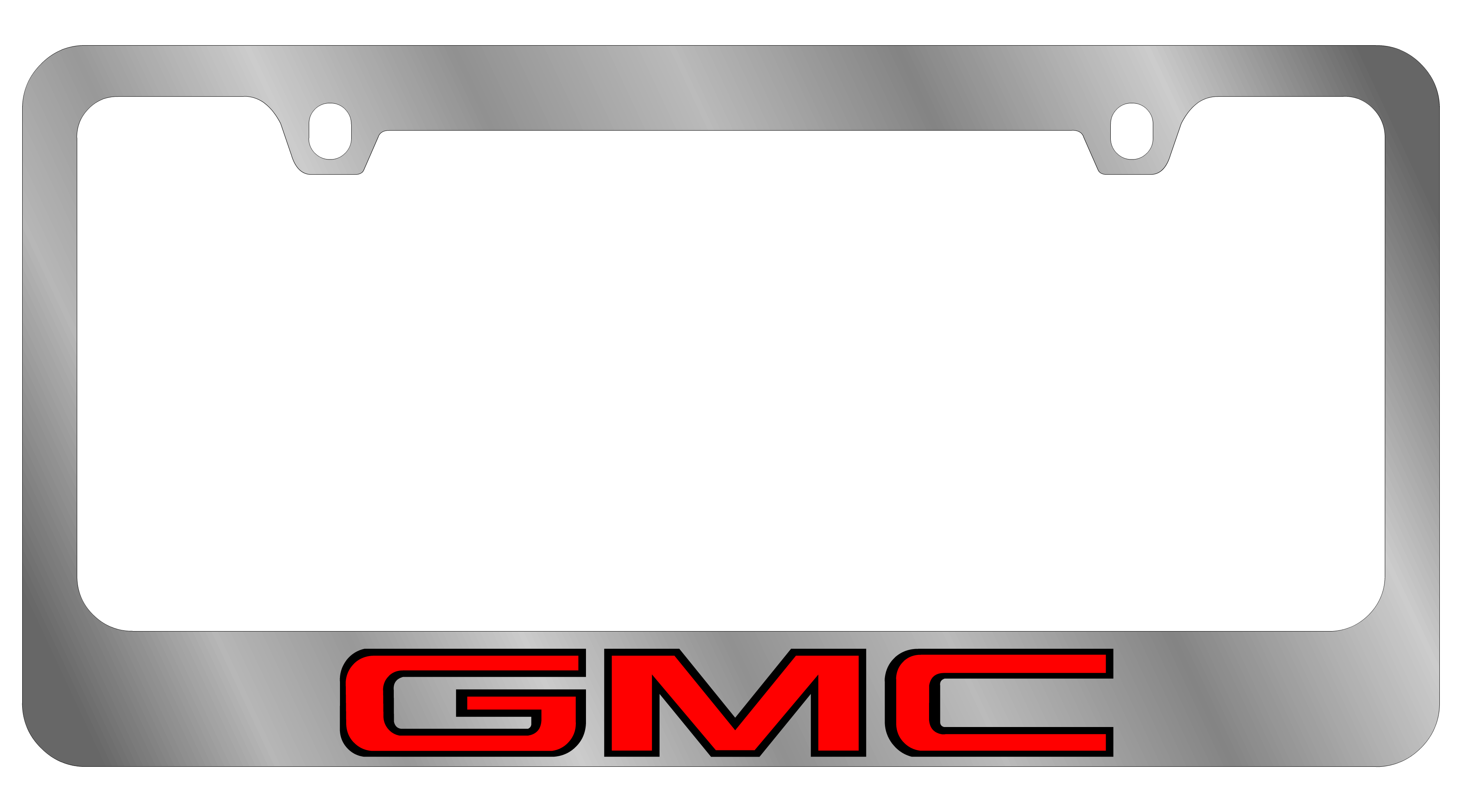 GMC Chrome License Plate Frame