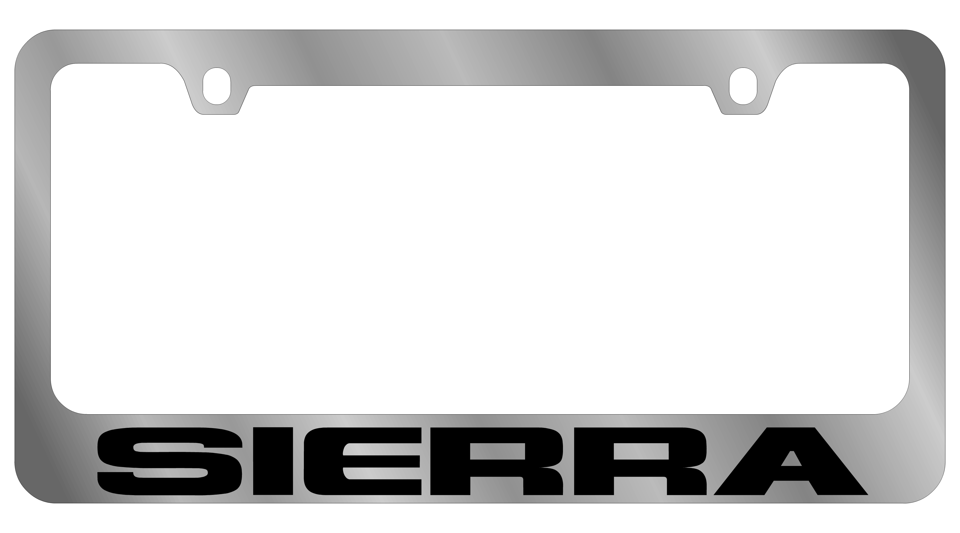 GMC Sierra Chrome License Plate Frame