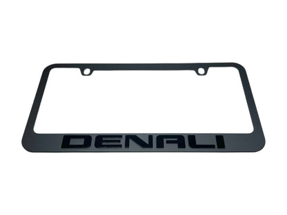 2019 GMC Denali Black License Plate Frame