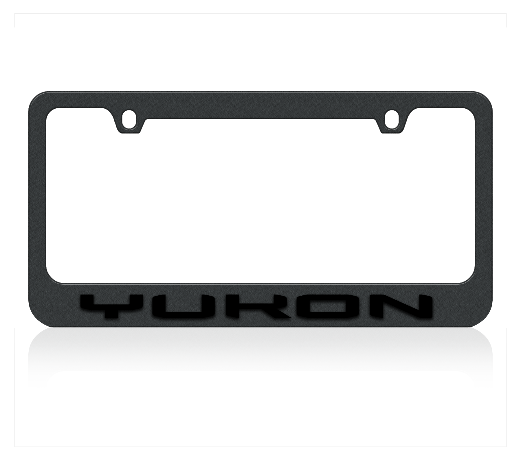 GMC Yukon Black License Plate Frame