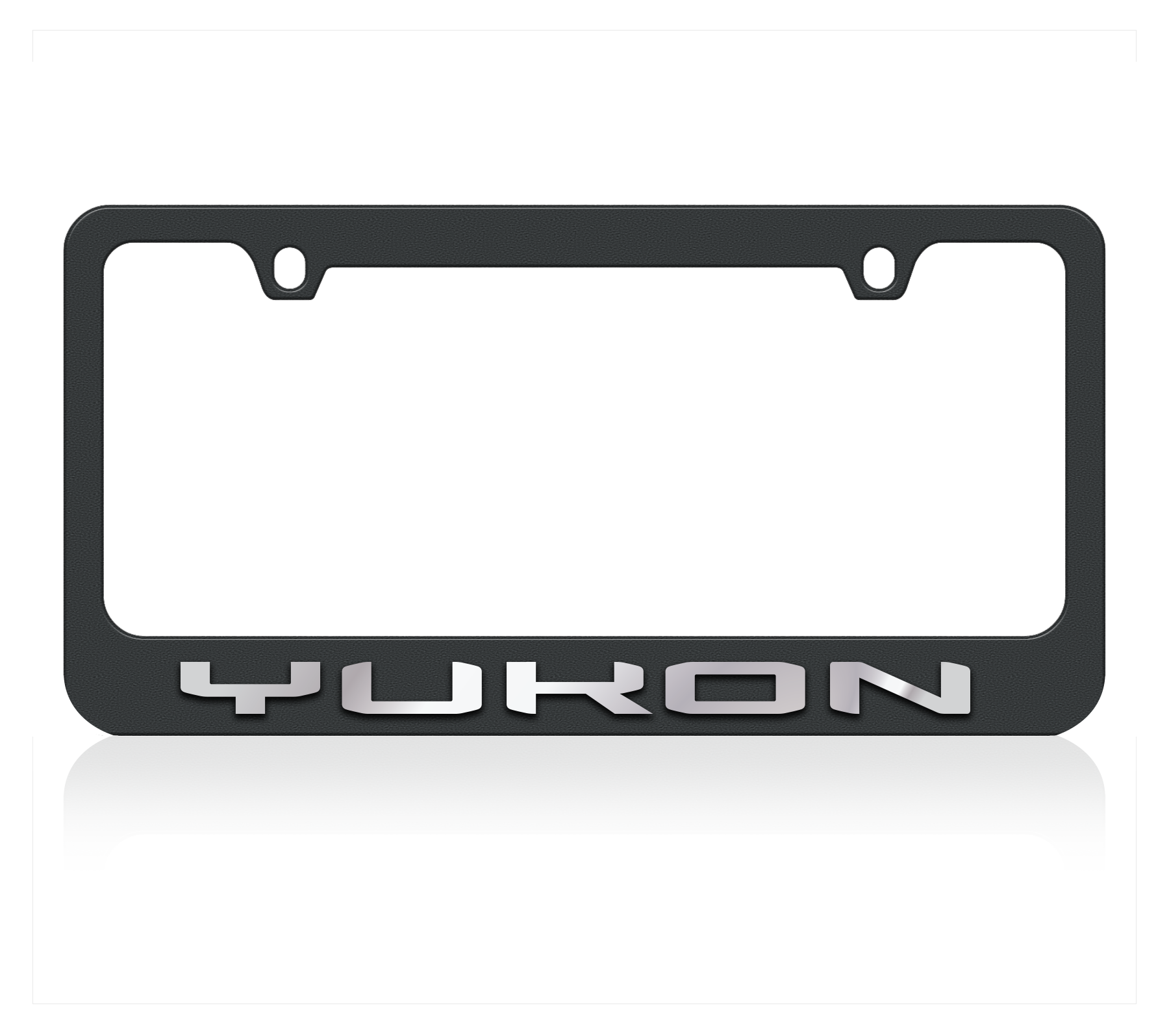 GMC Yukon Black License Plate Frame
