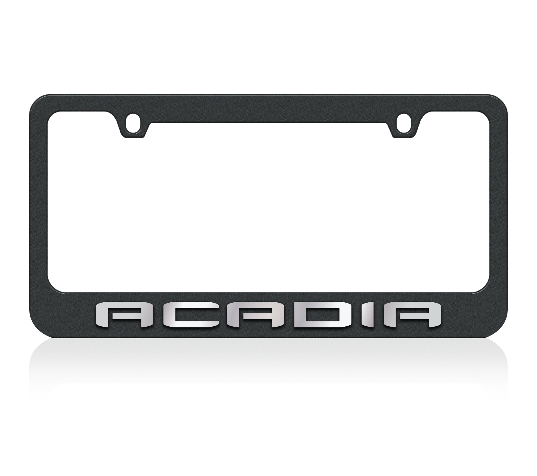 2019 GMC Acadia Black License Plate Frame