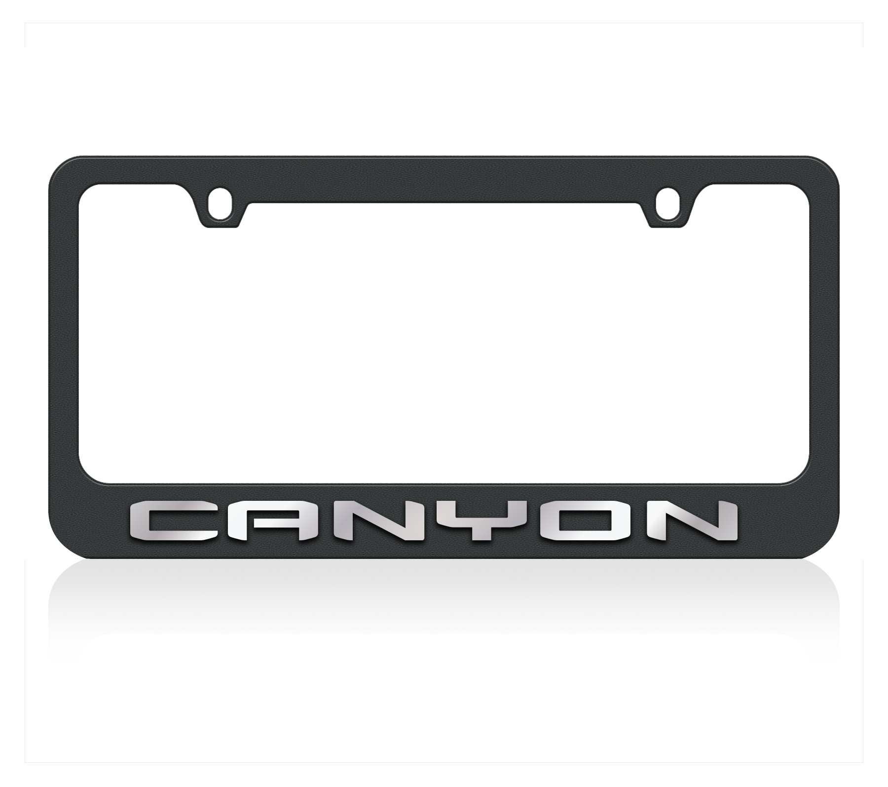 2019 GMC Canyon Black License Plate Frame