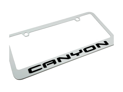 GMC Canyon White License Plate Frame