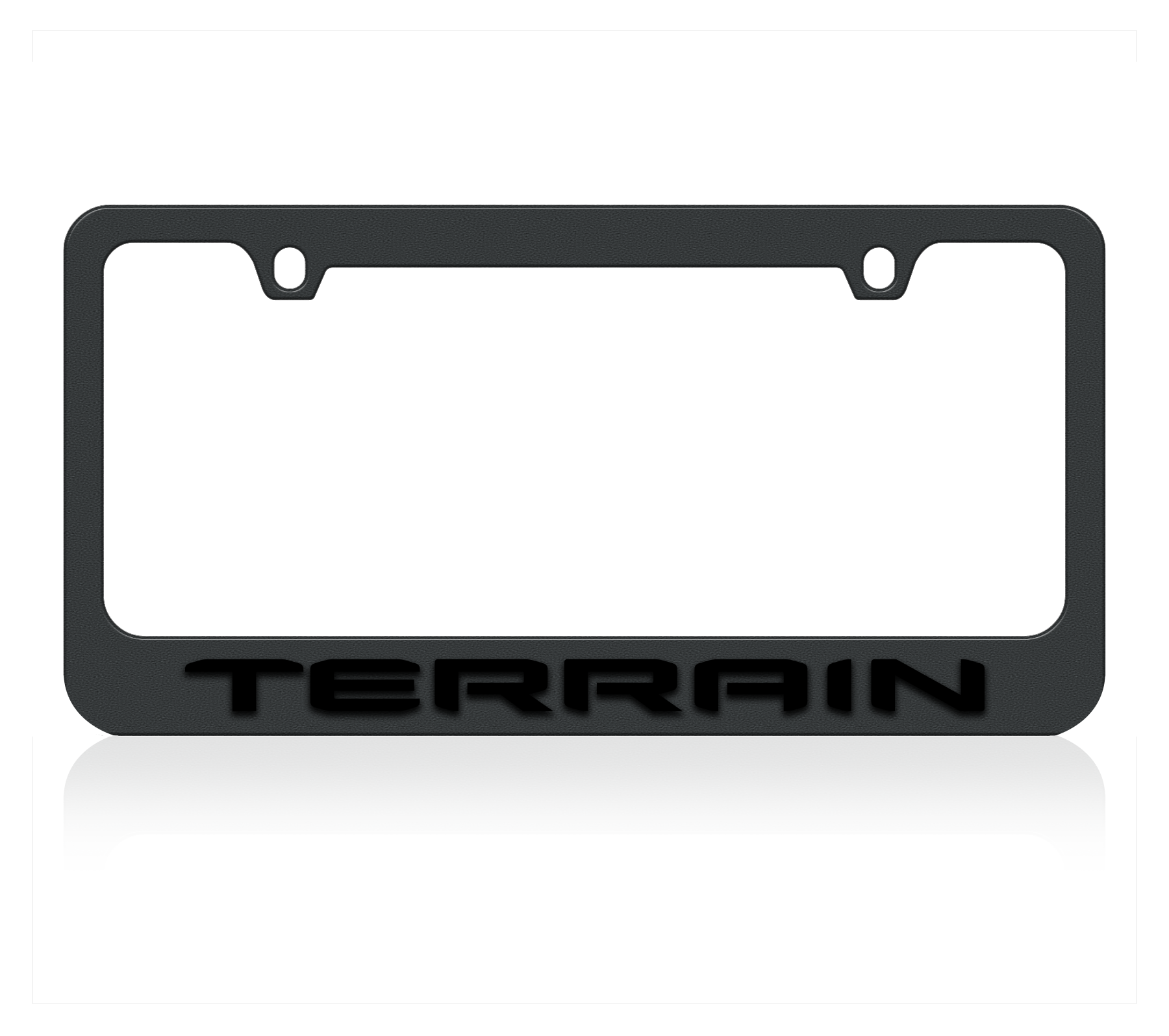 2019 GMC Terrain Black License Plate Frame