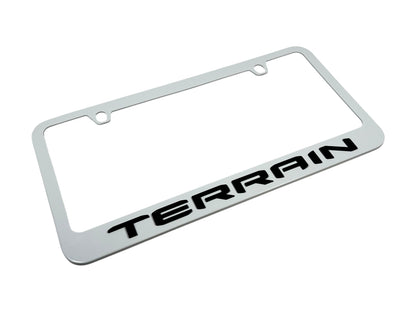 GMC Terrain White License Plate Frame