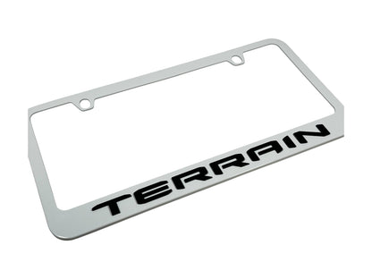 GMC Terrain White License Plate Frame