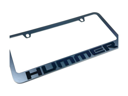Hummer Black License Plate Frame