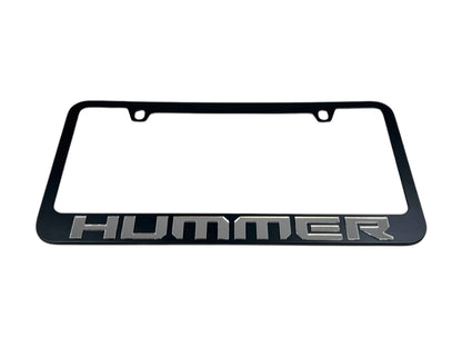 Hummer Black License Plate Frame