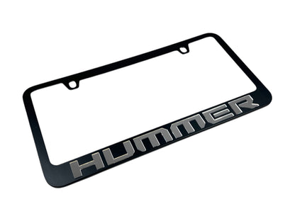 Hummer Black License Plate Frame