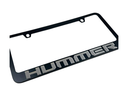 Hummer Black License Plate Frame