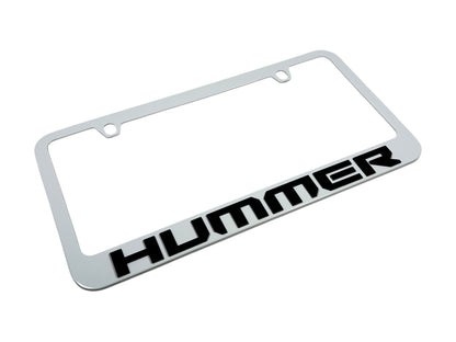 Hummer White License Plate Frame