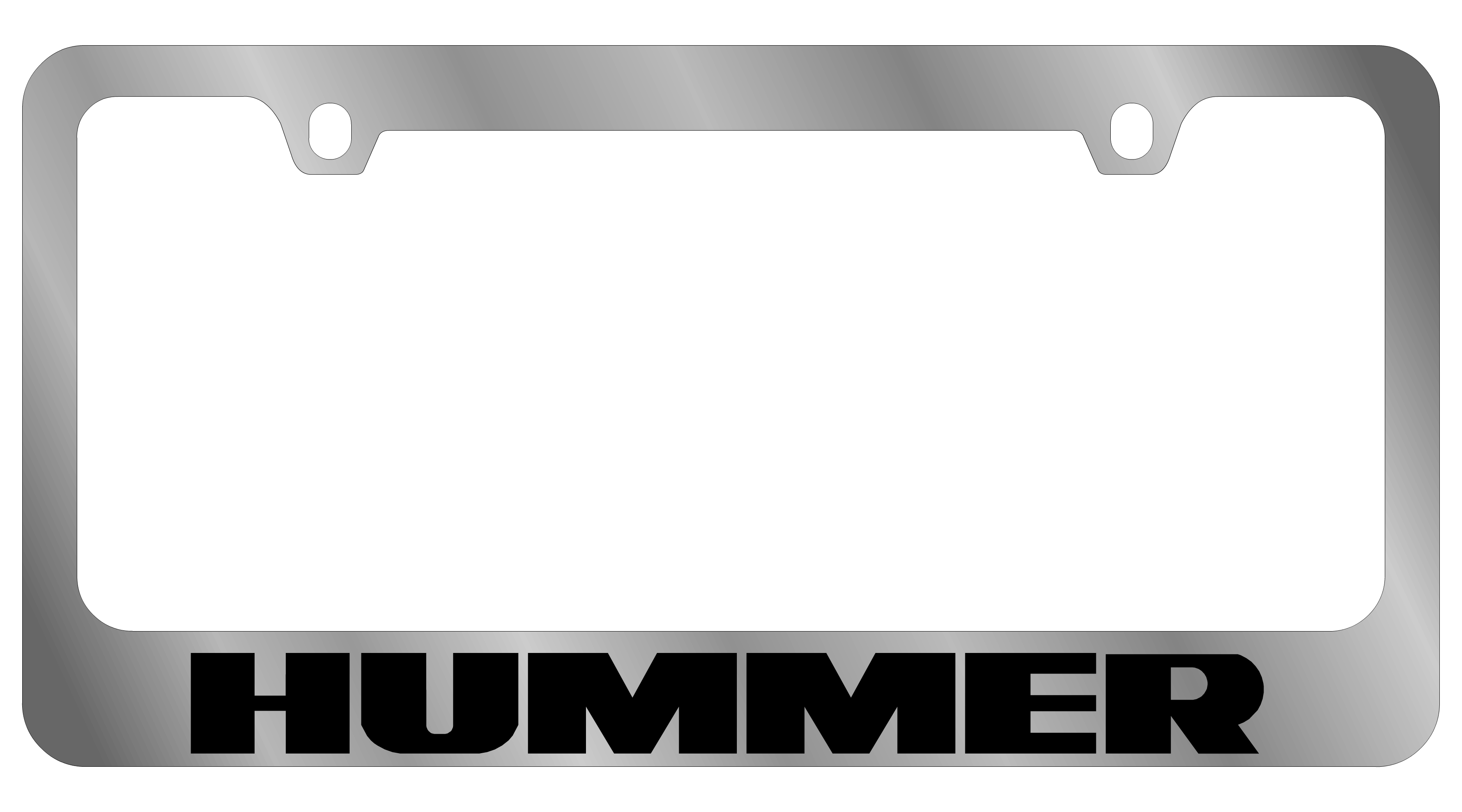 Hummer Chrome License Plate Frame