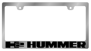 Hummer H2 Chrome License Plate Frame