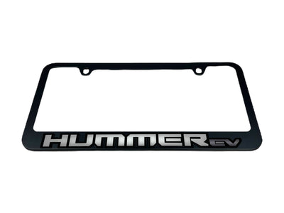 Hummer EV Black License Plate Frame