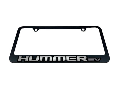 Hummer EV Black License Plate Frame