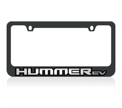 Hummer EV Black License Plate Frame