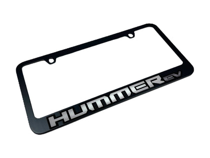 Hummer EV Black License Plate Frame