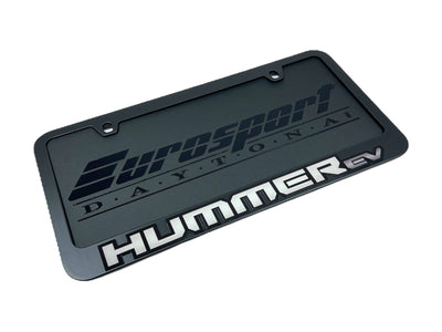 Hummer EV Black License Plate Frame